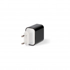 Contact 20W wall charger, Power Delivery, Fast charge, USB-C port, Black
