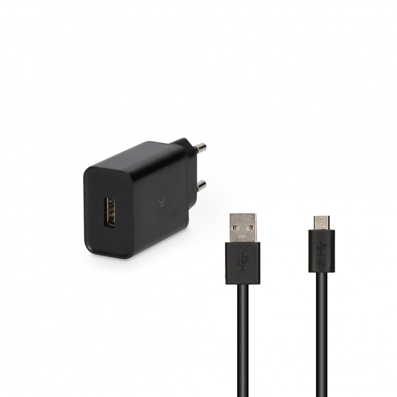 KSIX 10W wall charger, USB-A + 1 m... KSIX 10W wall charger, USB-A + 1 m...