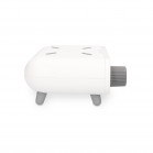 Despertador cargador inalámbrico KSIX 10W, Tecnología Qi, Indicador de temperatura, Blanco