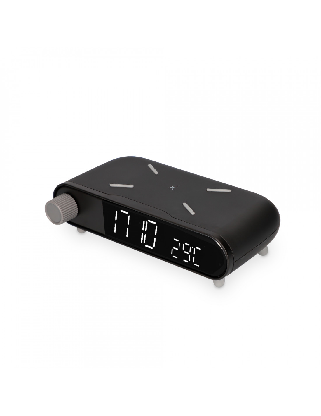 Reloj Despertador con Cargador Inalámbrico, 15W Qi Cargador