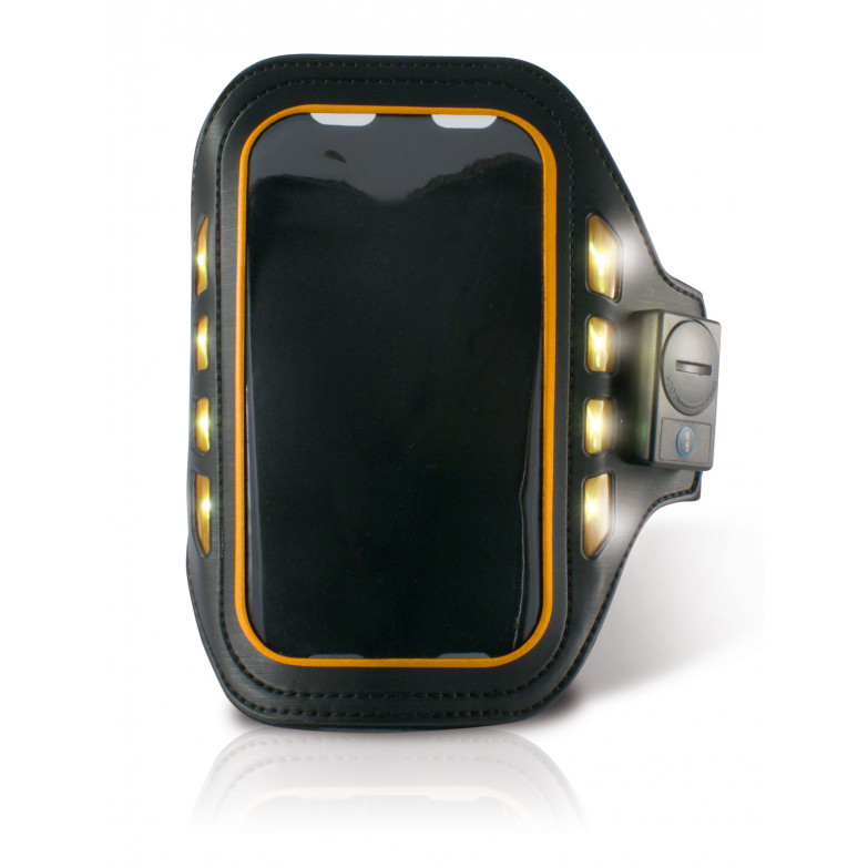 Ksix Armband With Leds For Smartphone Up To 4 Inches Black