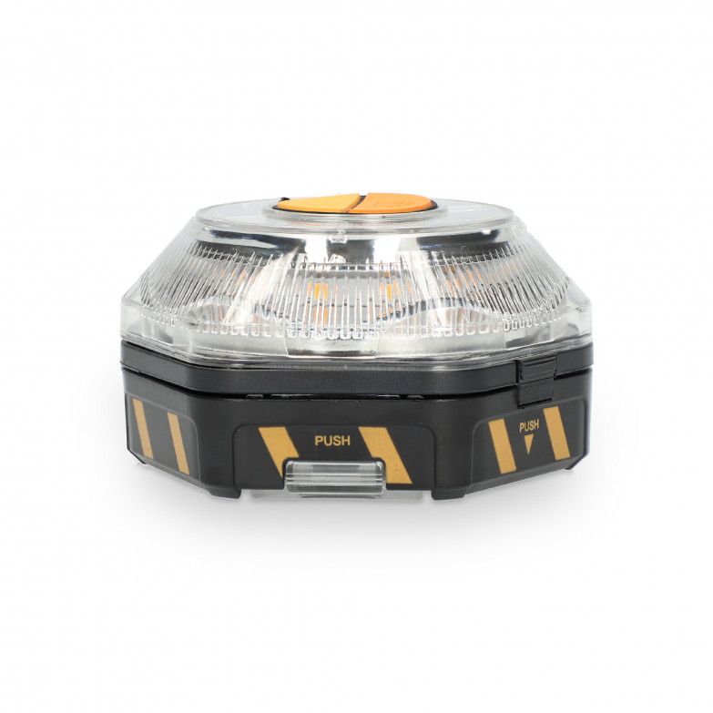 Ksix, Emergency Safety Light For Cars, Articulated, Authorized by DGT, Lantern mode, Batteries included