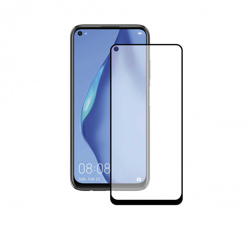 Protector de pantalla para Huawei P Smart 2021, Vidrio templado, Grosor 0,33 mm, Negro