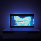 Tiras LED de colores para TV KSIX, App incluida, Control remoto, 16 colores RGB, 4 modos
dinámicos, 6 tiras x 53 cm