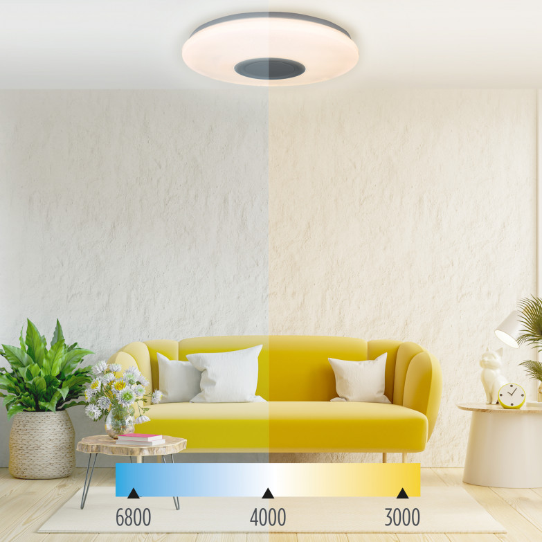 KSIX Rainbow LED ceiling light, 5 W...