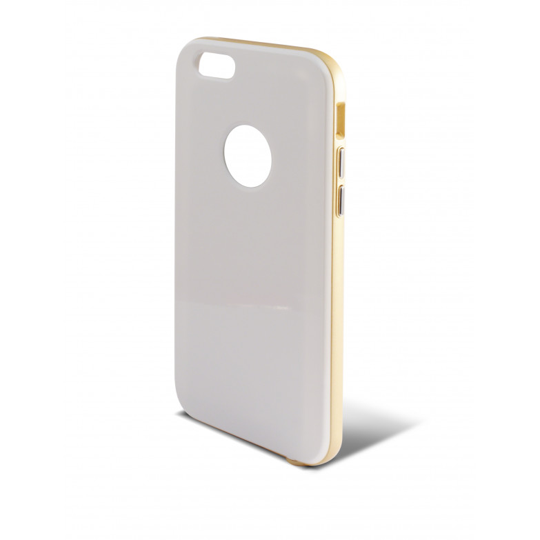 Ksix Hybrid Cover For Iphone 6 White Gold