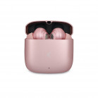 KSIX Spark wireless earphones, Metallic case, 7+20 h autonomy, Touch control, Voice assistants, Calls, Pink