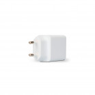 KSIX 12W wall charger, Made for iPhone, USB-A port + 1 m USB-A to Lightning cable, White
