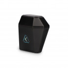 KSIX Saga wireless gaming earphones, Low latency, LED, 4+12 h autonomy, Touch control, Calls, Voice assistants, Black