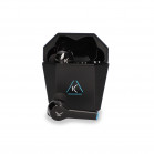 Auriculares inalámbricos gaming KSIX Saga, Baja latencia, LED, Autonomía 4+12 h, Control táctil, Llamadas, Asistente voz, Negro