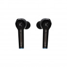 Auriculares inalámbricos gaming KSIX Saga, Baja latencia, LED, Autonomía 4+12 h, Control táctil, Llamadas, Asistente voz, Negro