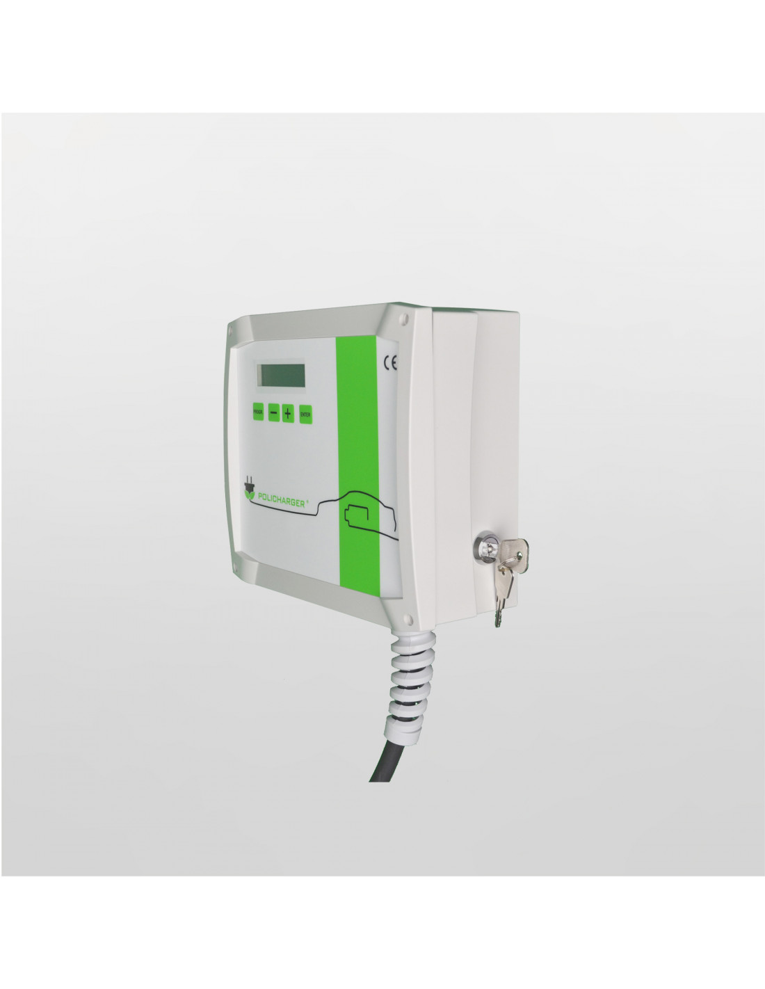 Policharger INT2 EV Charger + T2 5m Charging Cable, Threephase, 22kW