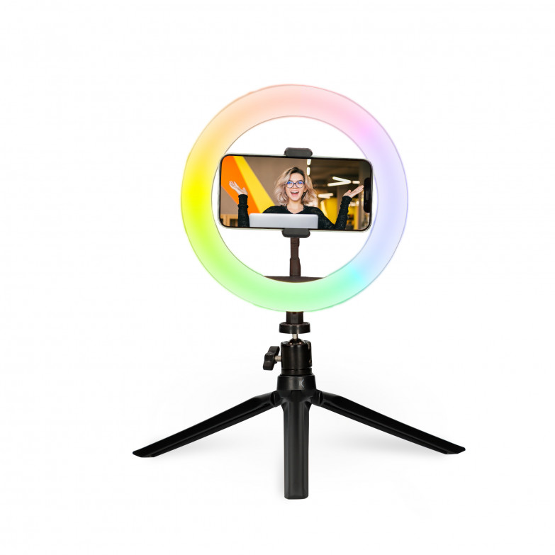 Studio Live Colors Kit Led Ring With Tripod For Smartphone