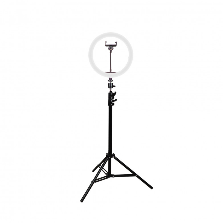 Ksix Light Ring, Adjustable 1,60 m tripod, 3 temperatures, 10 light intensities, 1.000 lumens