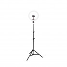 KSIX Light Ring, Adjustable 1,60 m tripod, 3 temperatures, 10 light intensities, 1.000 lumens