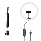 KSIX Light Ring, Adjustable 1,60 m tripod, 3 temperatures, 10 light intensities, 1.000 lumens