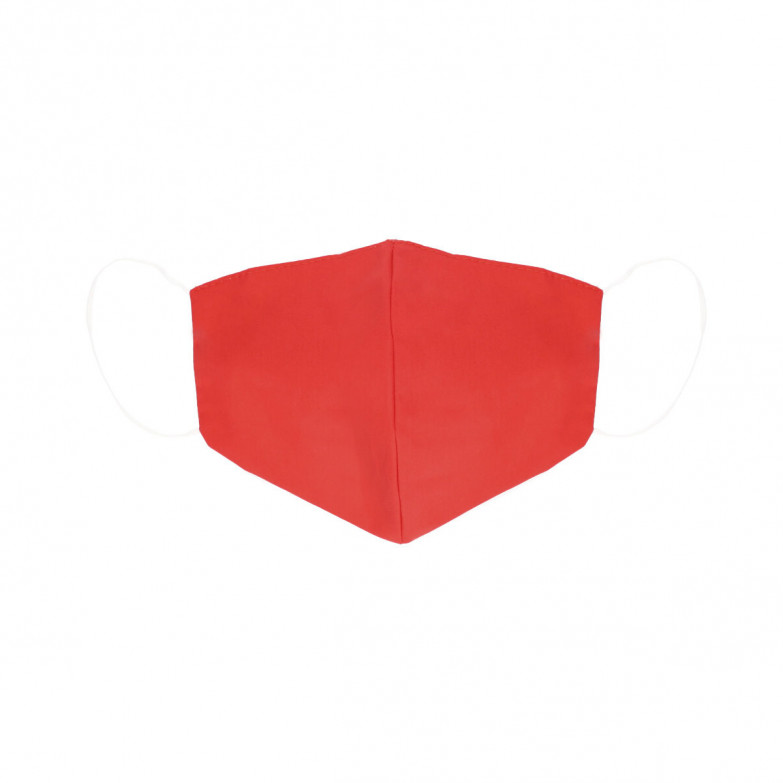 Contact Washable Mask For Civil Use With Triangular Shape Red