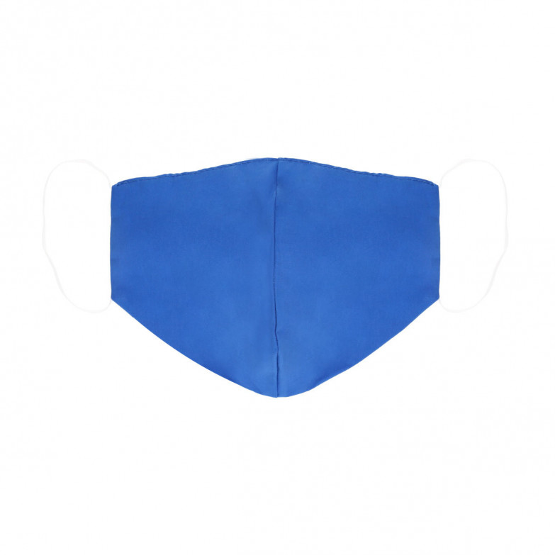 Contact Washable Mask For Civil Use With Triangular Shape Blue