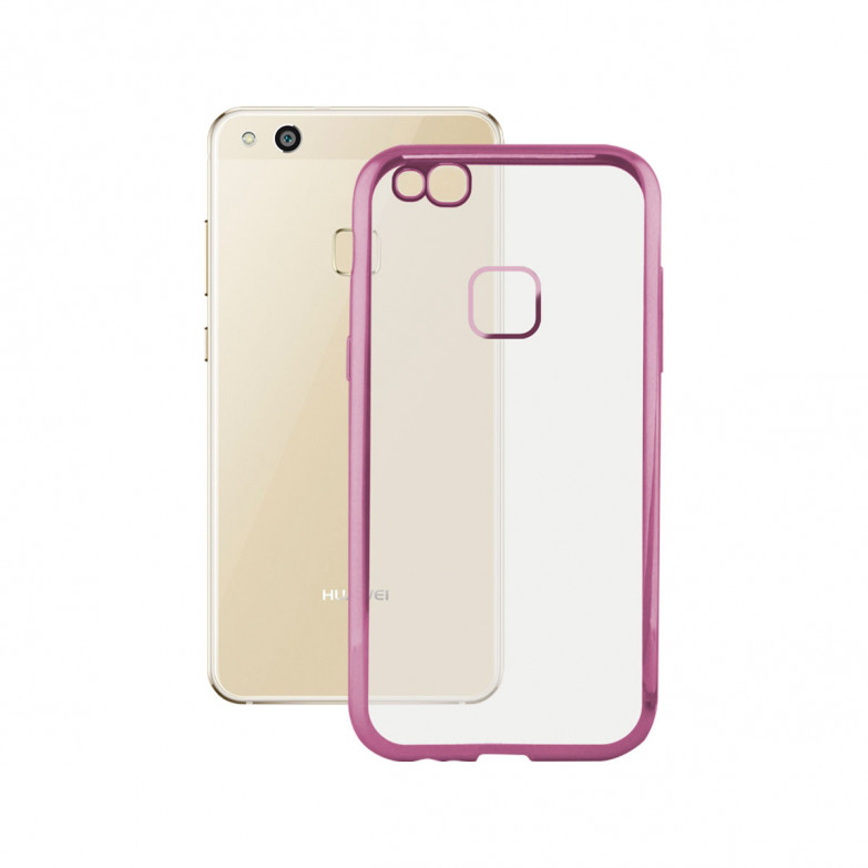 Contact Metal Flex Cover Tpu For Huawei P10 Lite Metallic Rose Gold