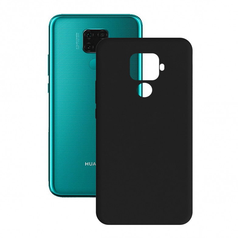 Funda para Huawei Mate 30 Lite, Flexible, Negro