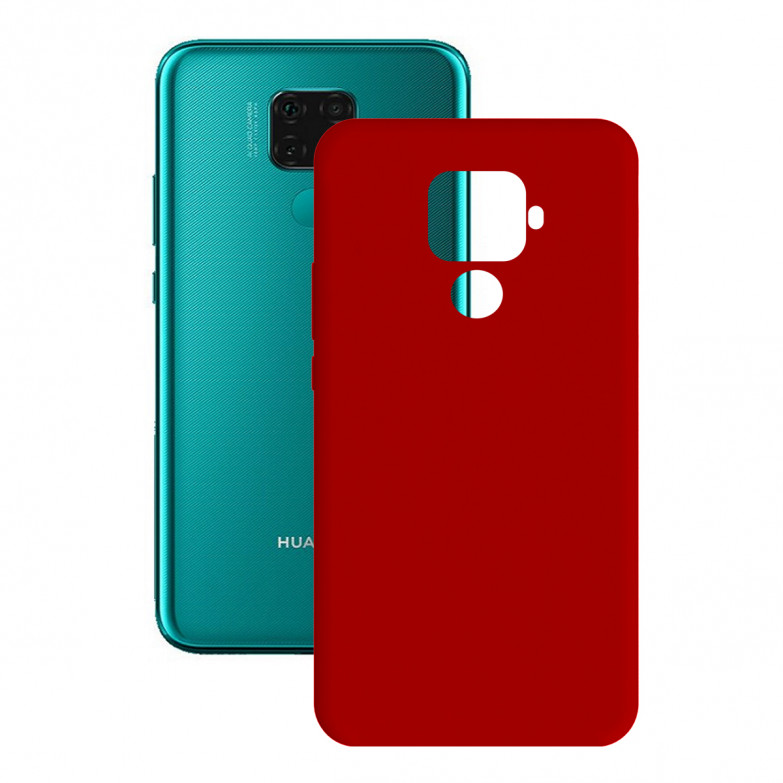 Funda para Huawei Mate 30 Lite, Flexible, Rojo