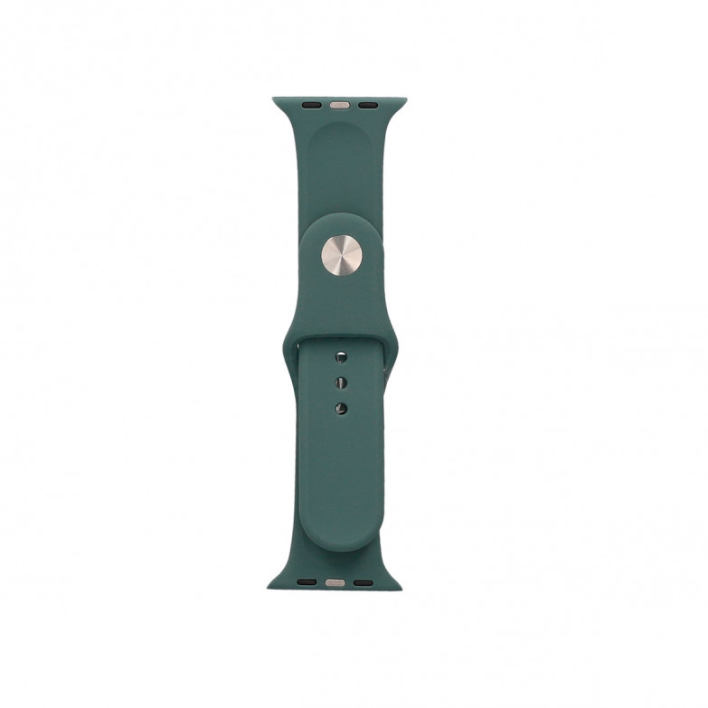 Correa reloj silicona intercambiable, compatible con Apple Watch 42/44mm, Ksix Urban3 (2023) y Urban2, Verde