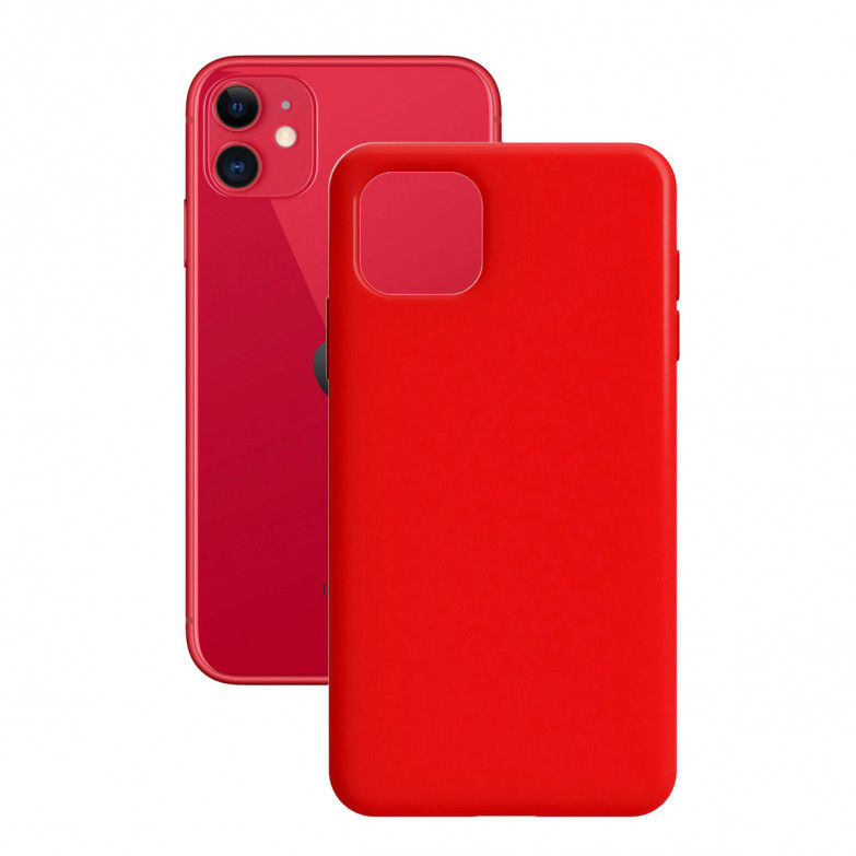 Funda para iPhone 11, Flexible, Rojo