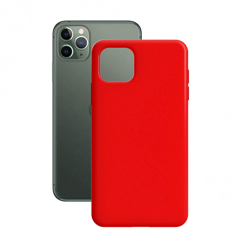 Funda para iPhone 11 Pro Max, Flexible, Rojo