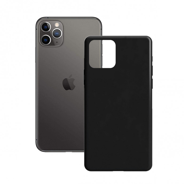 Funda para iPhone 11 Pro Max, Flexible, Negro