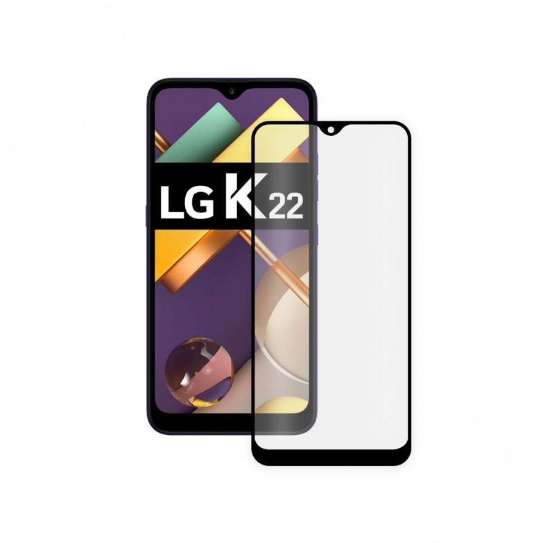 Protector de pantalla para LG K22, Vidrio templado, Grosor 0,33 mm, Transparente
