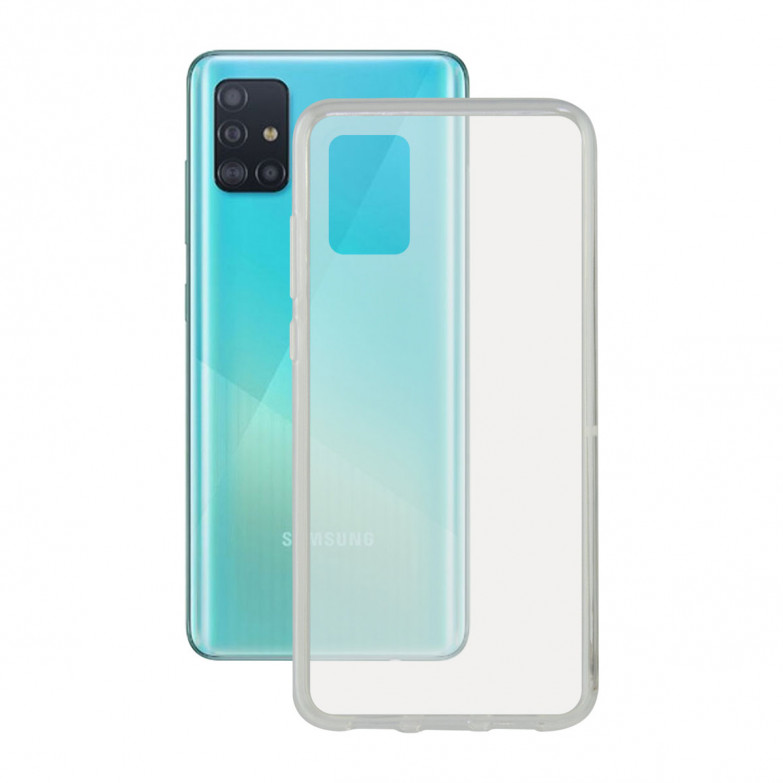 Funda para Samsung Galaxy A71, Flexible, Transparente