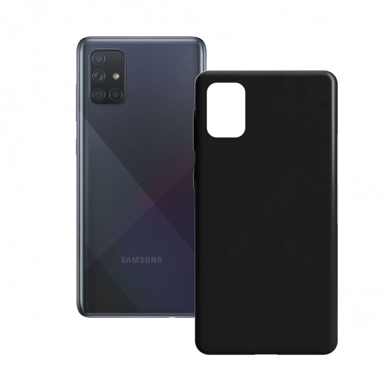 Funda para Samsung Galaxy A71, Flexible, Negro