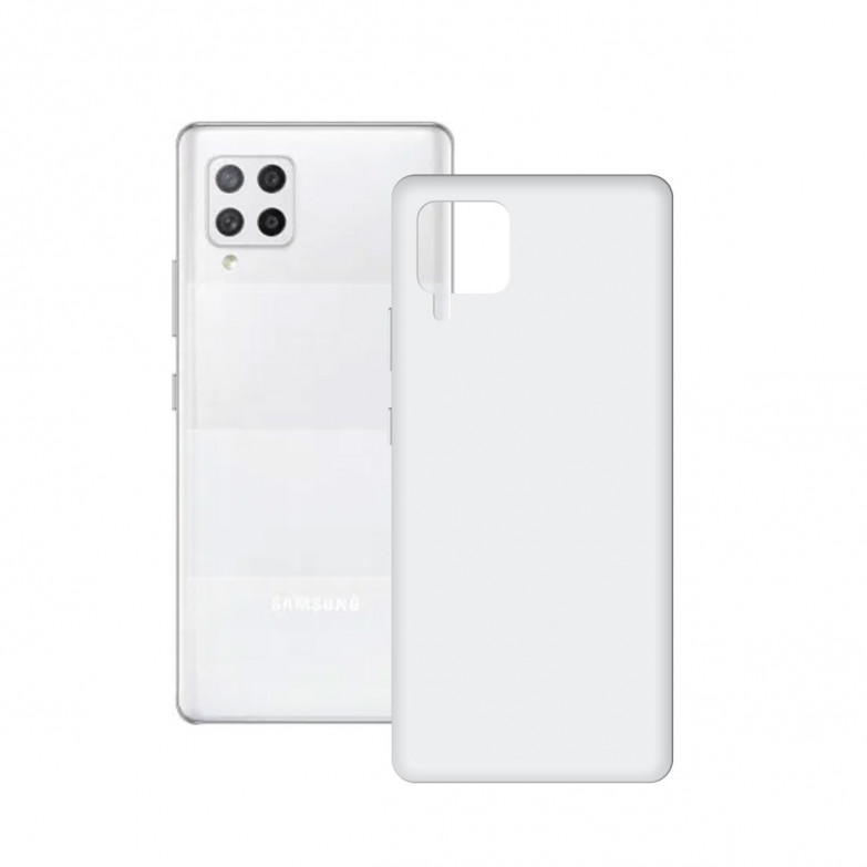 Funda para Samsung Galaxy A42 5G, Flexible, Blanco
