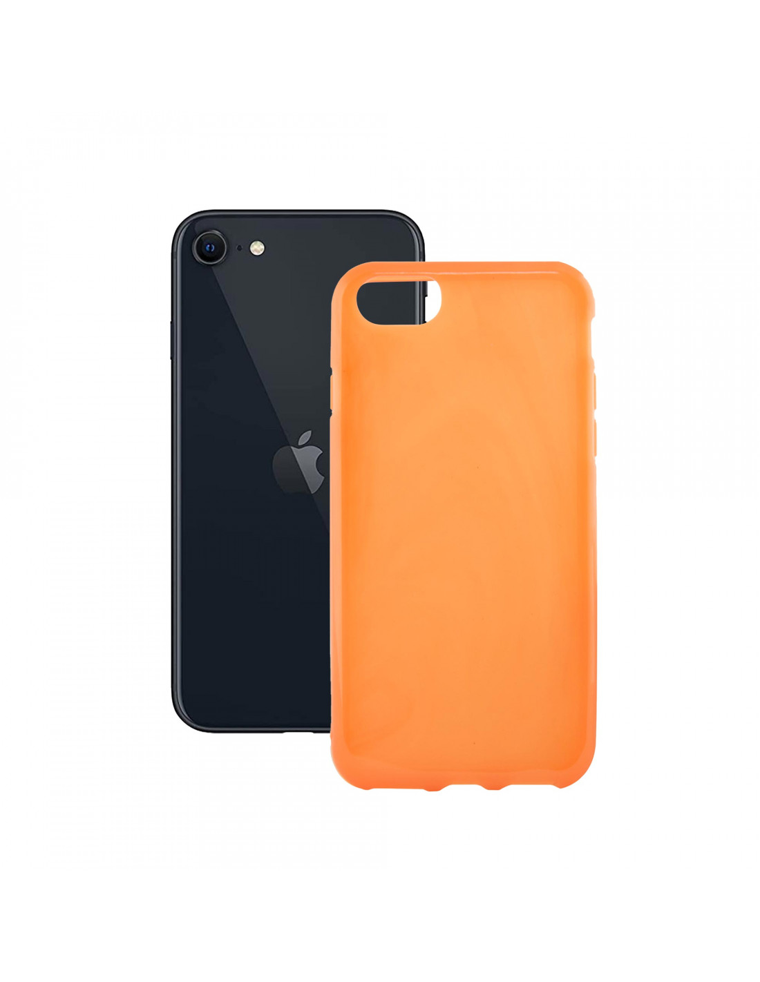 Funda para iPhone SE 2022, SE 2020, 8 y 7, Flexible, Transparente