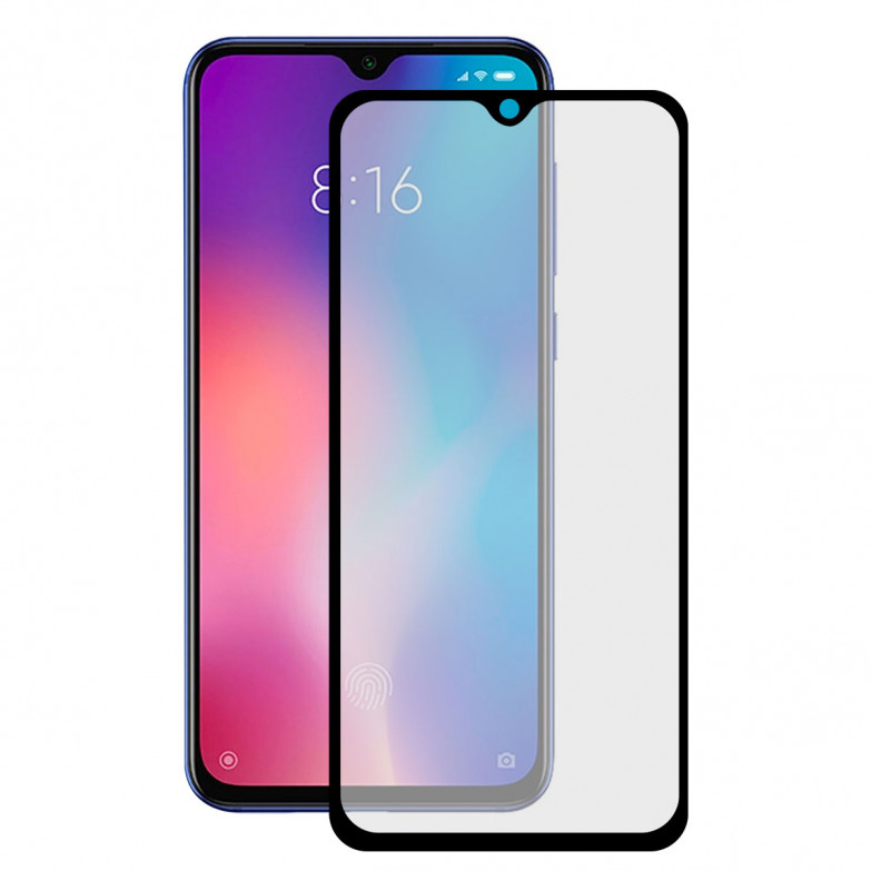 Contact Extreme 2.5d Protector Tempered Glass 9h With Edge For Xiaomi Mi 9 Black (1 Unit)