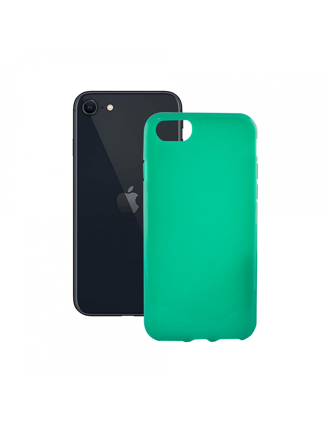 Funda para iPhone SE 2022, SE 2020, 8 y 7, Semirrígida, Funda con