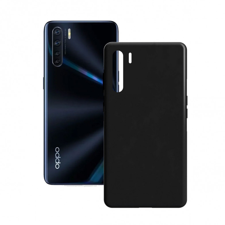 Funda para Oppo A91, Flexible, Negro