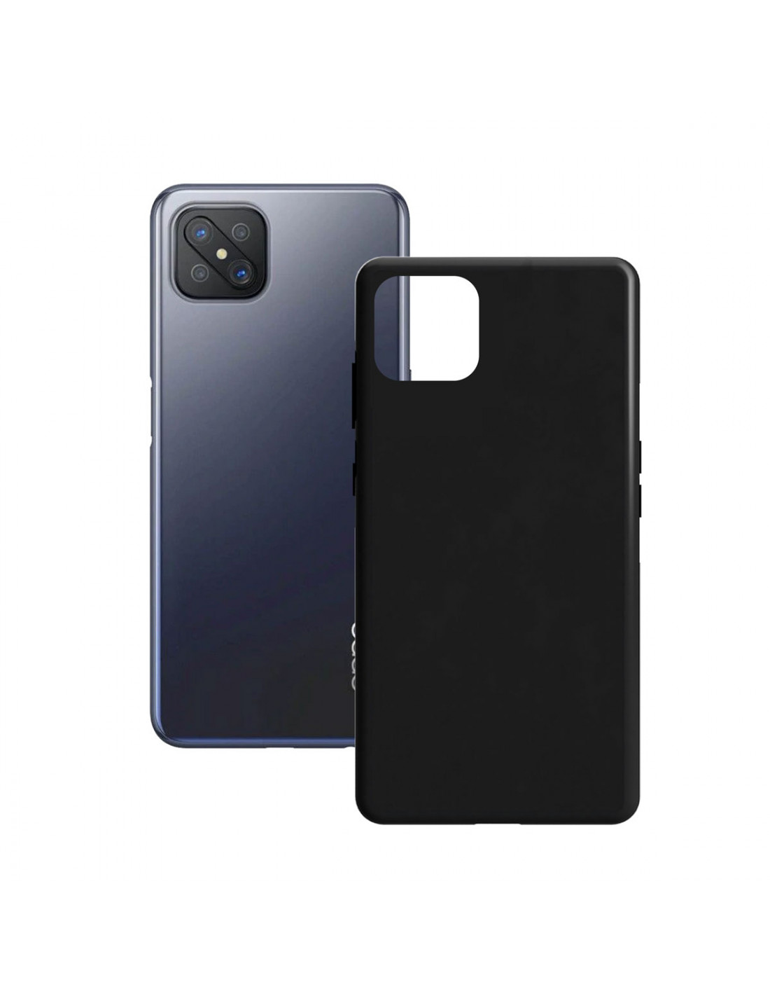 Funda para Oppo RENO 4Z 5G, Flexible, Negro