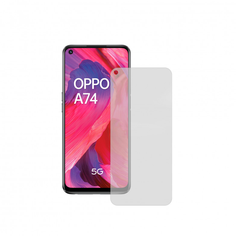 Protector de pantalla para Oppo A74 5G, Vidrio templado, Grosor 0,33 mm, Transparente