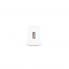 Contact 10W wall charger, USB-A, Made for iPhone + 1 m USB-A to Lightning cable, White