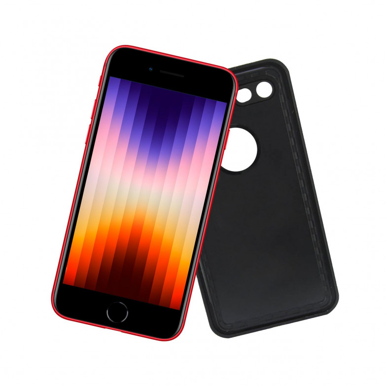 Ksix Aqua Case Waterproof For Iphone 8,SE 2022, SE 2020, 8 and 7, Black