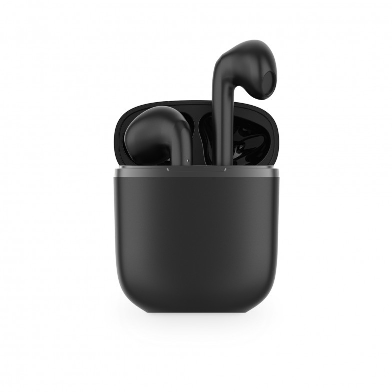 Twins Pro Wireless Earphones, Bluetooth 5.1 + EDR/BLE, Up to 17h, Black