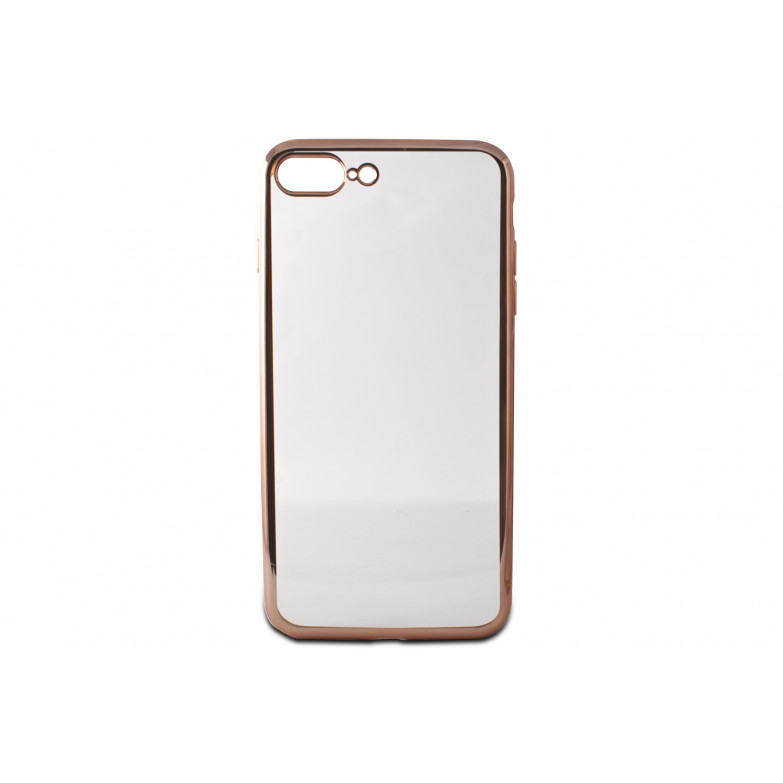 Ksix Metal Flex Cover For Iphone 8 Plus, 7 Plus Metallic Pink