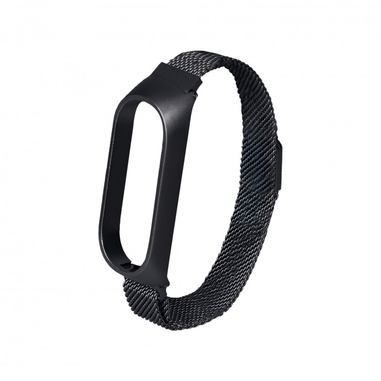 Metallic strap for Xiaomi Mi Band 5/6, Black