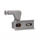 Pack de 4 bisagras LED, Interruptor, Iluminación 3 LEDs, Blanco cálido 3.000K