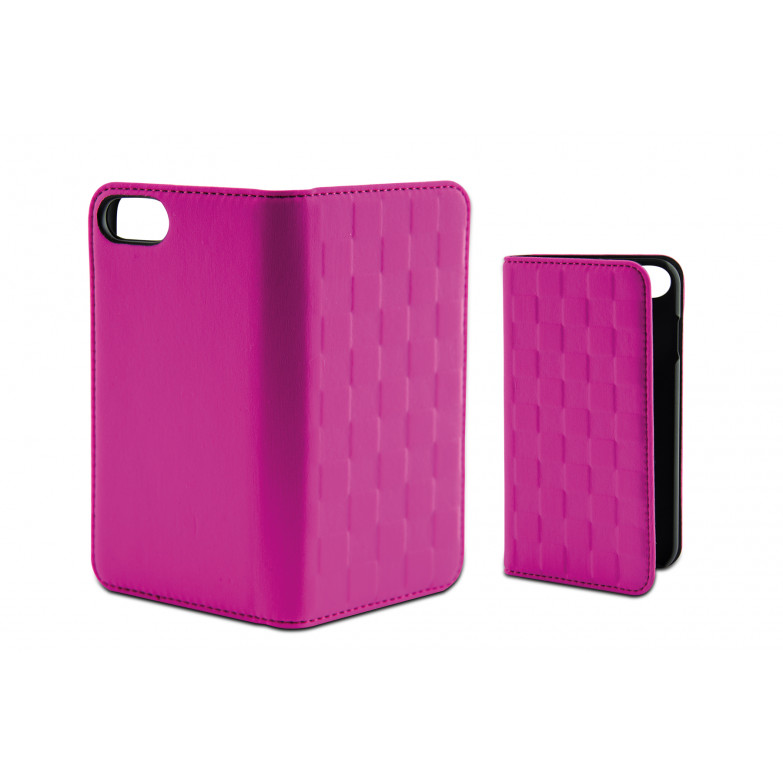 Funda con tapa para iPhone 7 Plus, iPhone 8 Plus, Semirrígida, Standing, Rosa