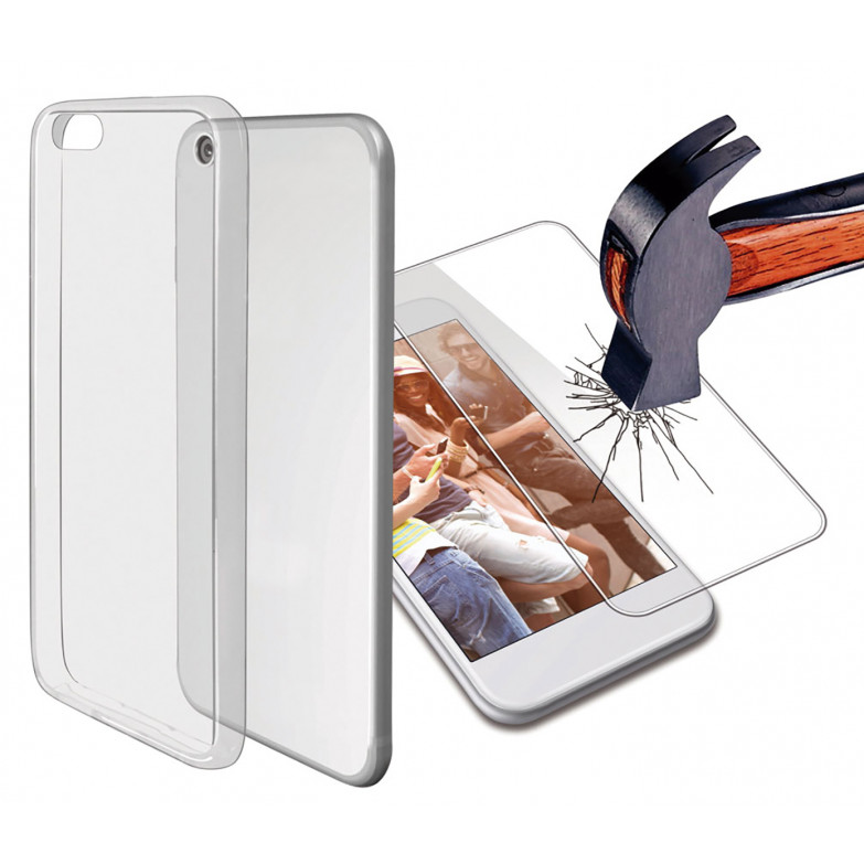 Kit de Protección para iPhone 7 Plus, iPhone 8 Plus, Semirrígida, Transparente