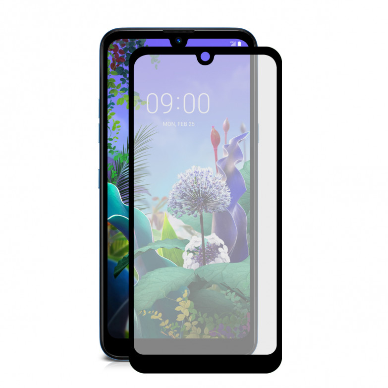 KSIX Made For Lg Extreme 2.5d Protector Tempered Glass 9h With Edge For Lg K40s Black (1 Unit)