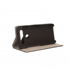 Funda con tapa para LG K41S, Semirrígida, Negra