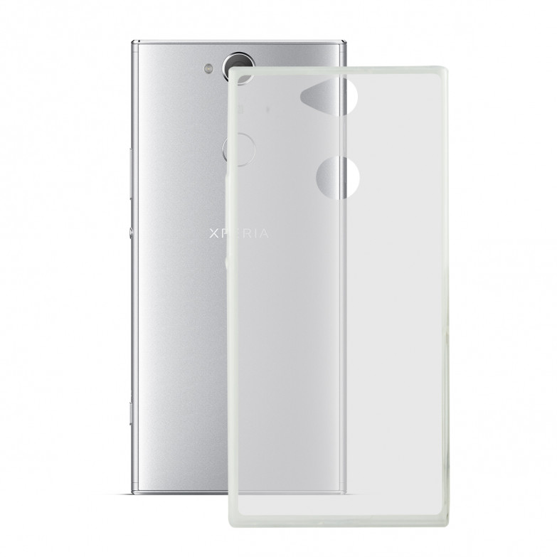 Ksix Made For Xperia Ultrathin Flex Cover Tpu For Xa2 Plus Transparent